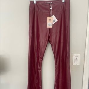 Tiger Mist leather like pants